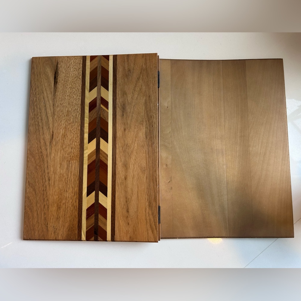 Vintage 1940's Wood Inlaid Scrapbook Junk Journal Photo Album - Picture 6 of 8
